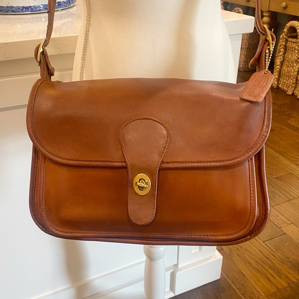 Vintage Coach Original Grand Rambler British Tan 👜FABULOUS!👜 BEST PRICE! - Picture 2 of 15